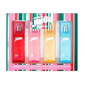 Eau De Juice 4-Piece Body Mist Set Women Fragrance Collection Spray Gift Set